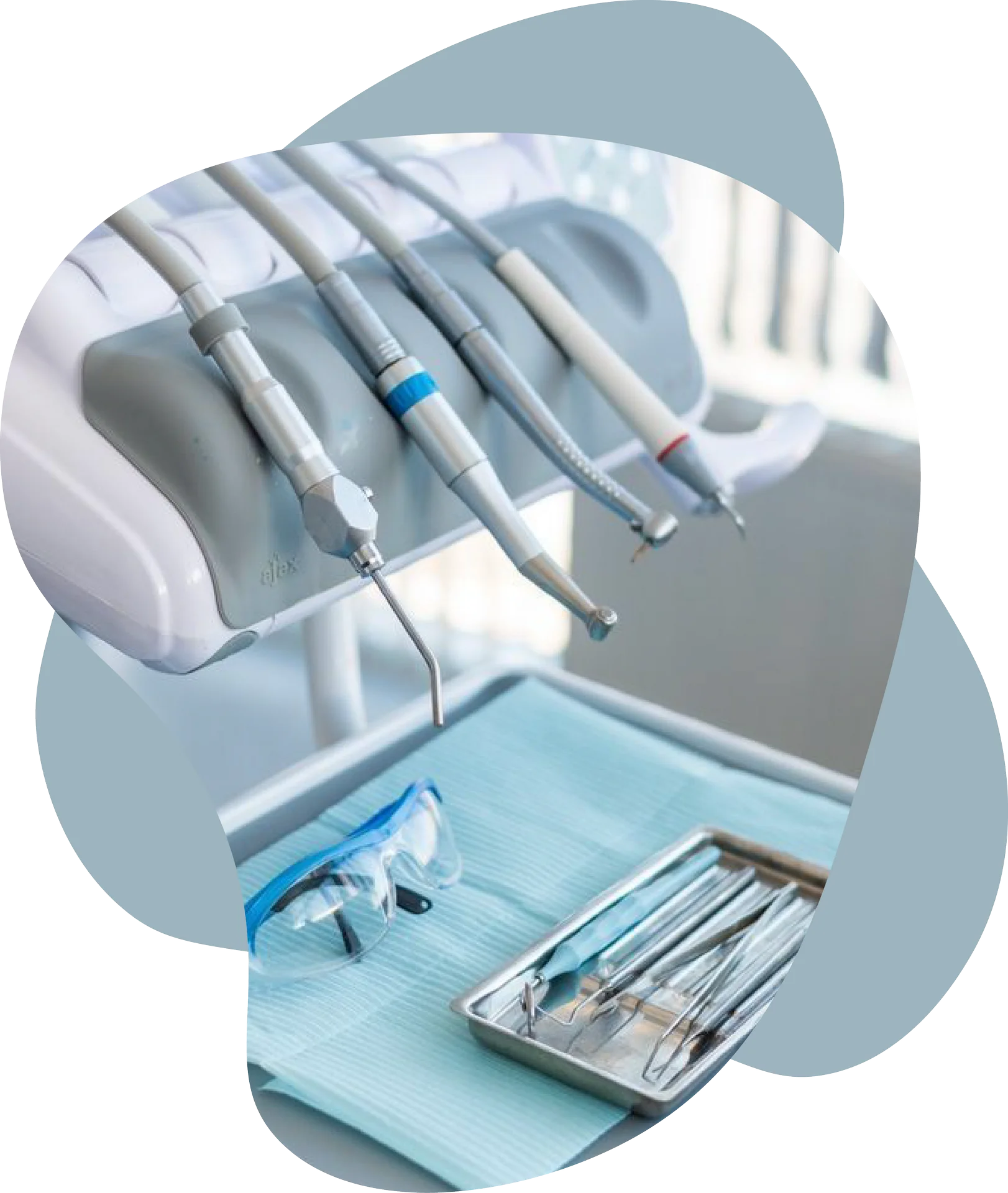 photo of dental tools and drills